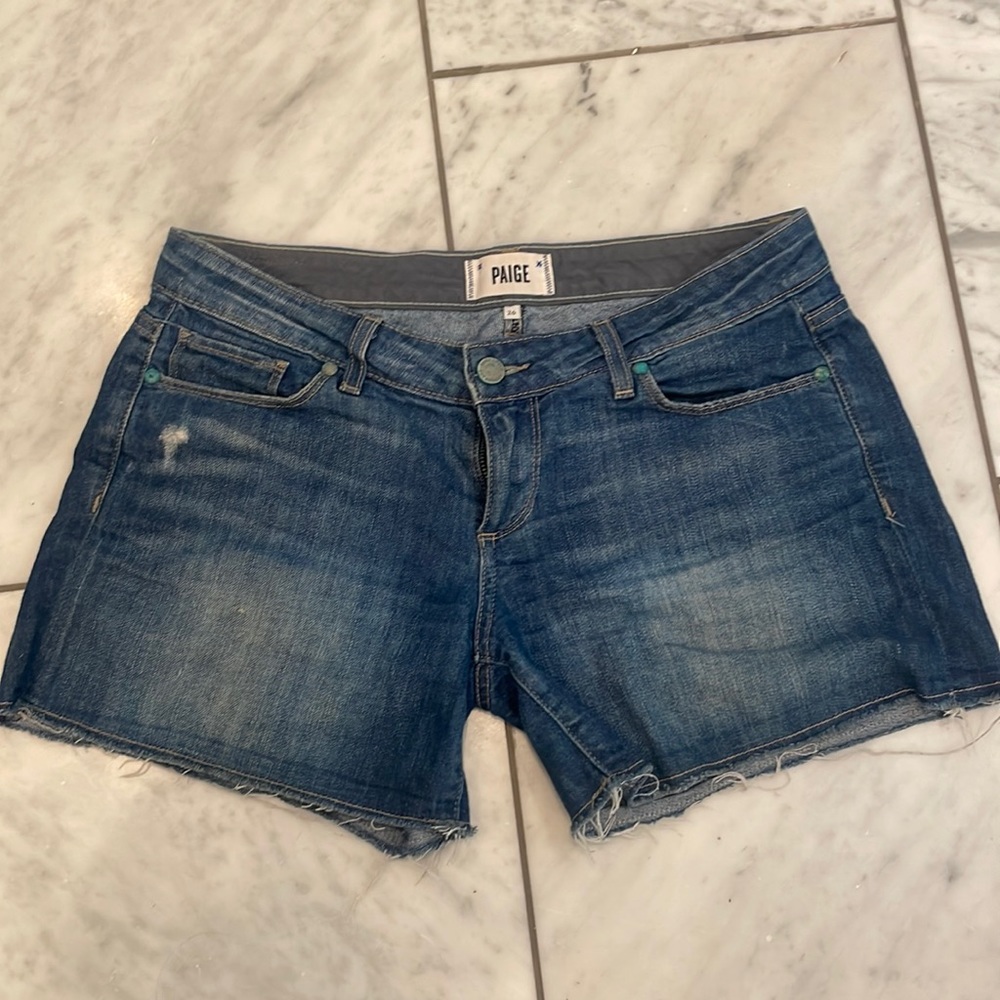 Paige Denim Jean Shorts